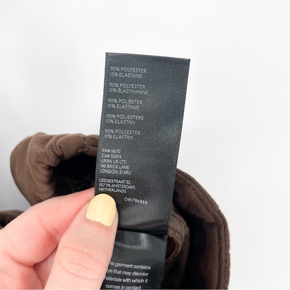 NWOT We The Free Straight On Suede Shorts Brown XS - Picture 9 of 11